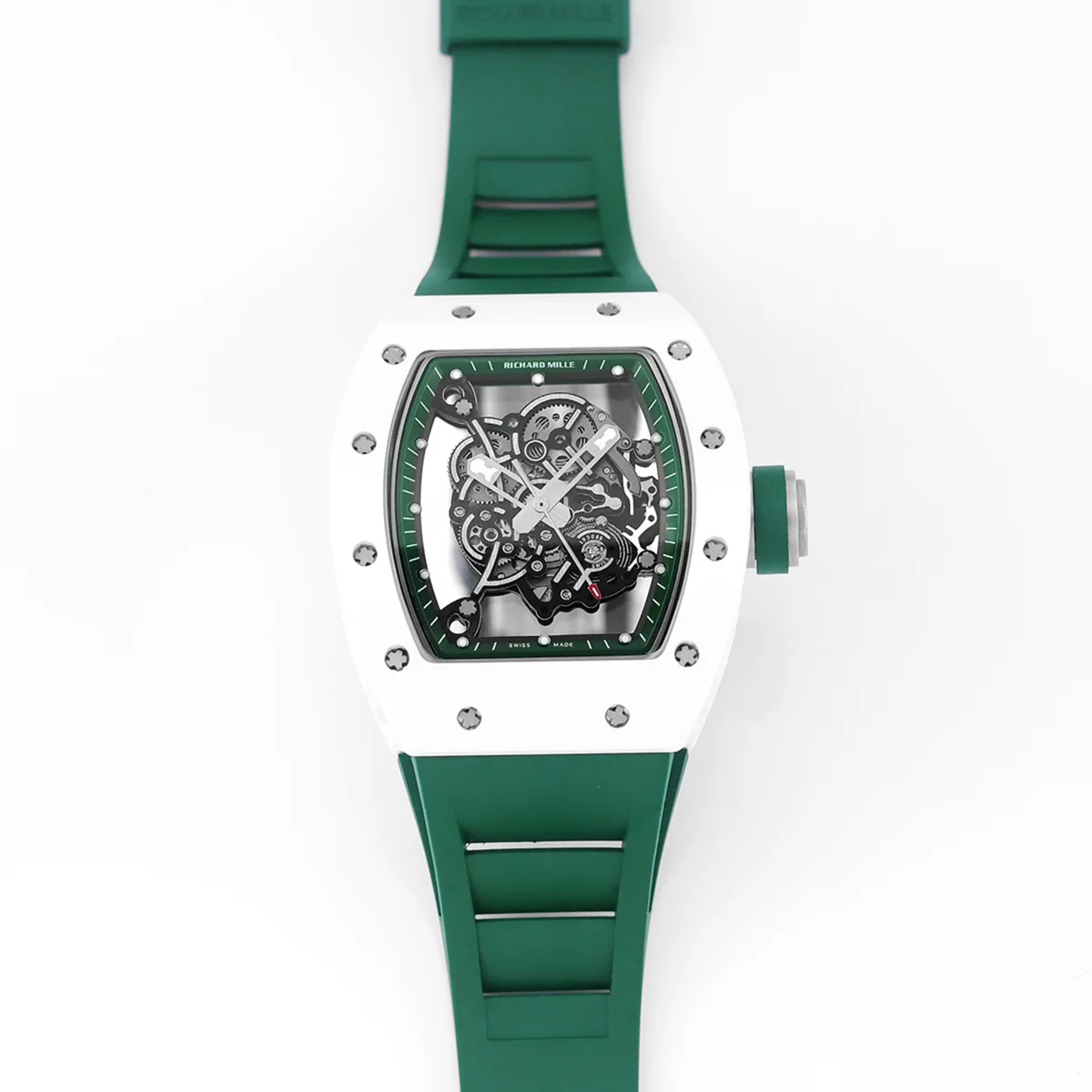RM 055 White Bubba Watson White Ceramic on Green Rubber