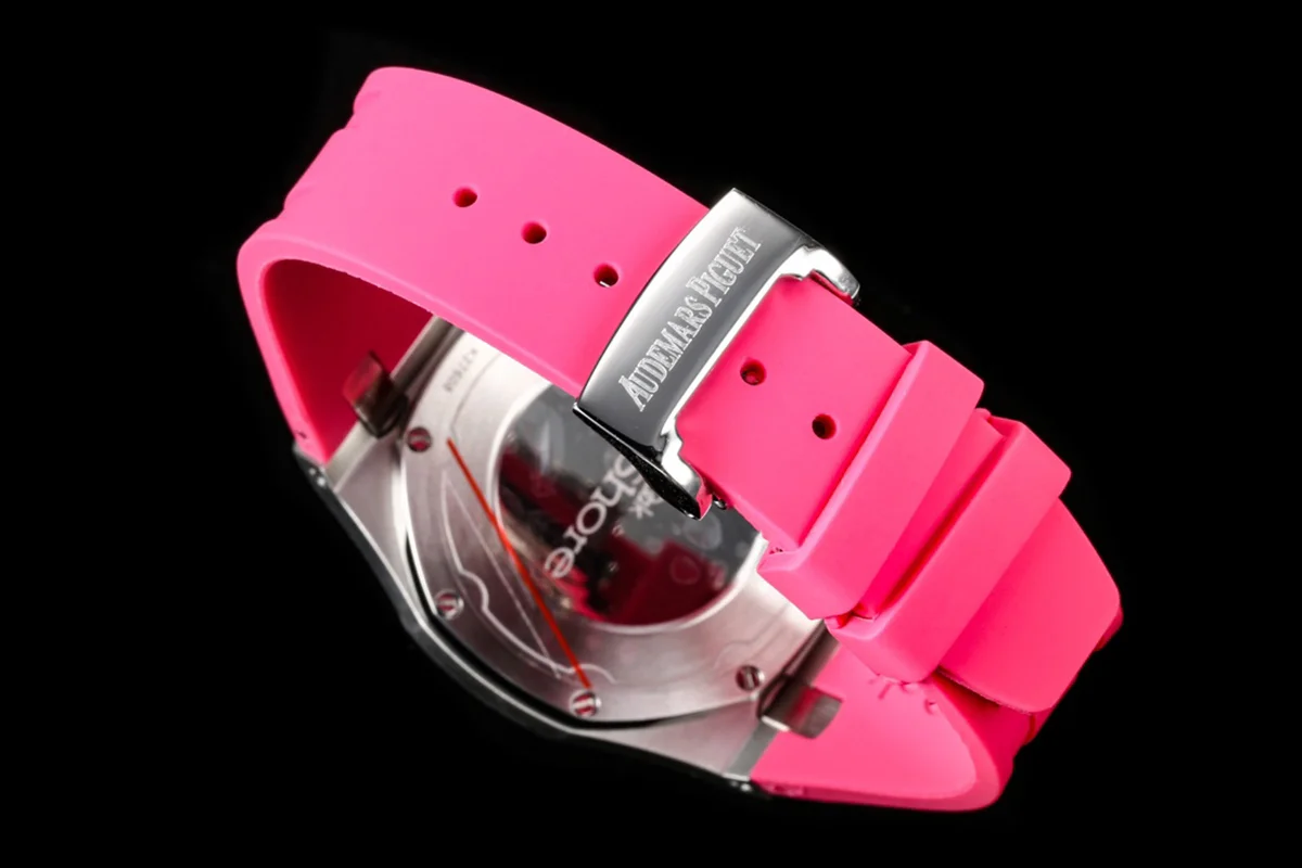 Royal Oak Offshore Selfwinding Chronograph 37mm Pink Dial in Steel 26231ST