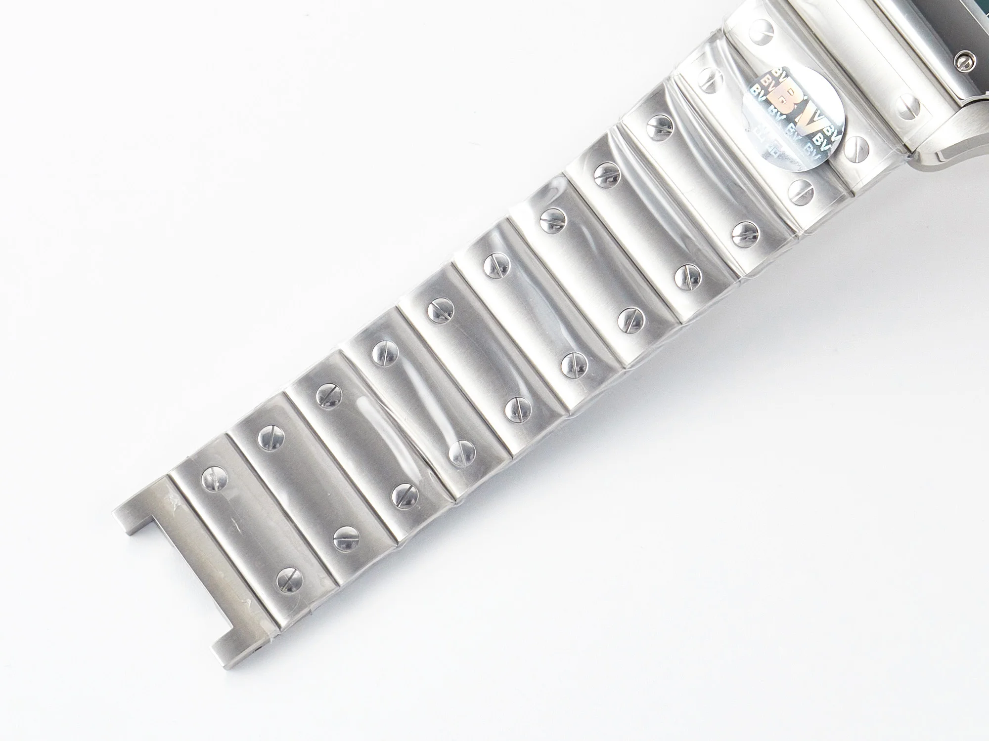Santos de Cartier 40mm SS BVF 1:1 Best Edition White Dial on SS Bracelet MIYOTA 9015