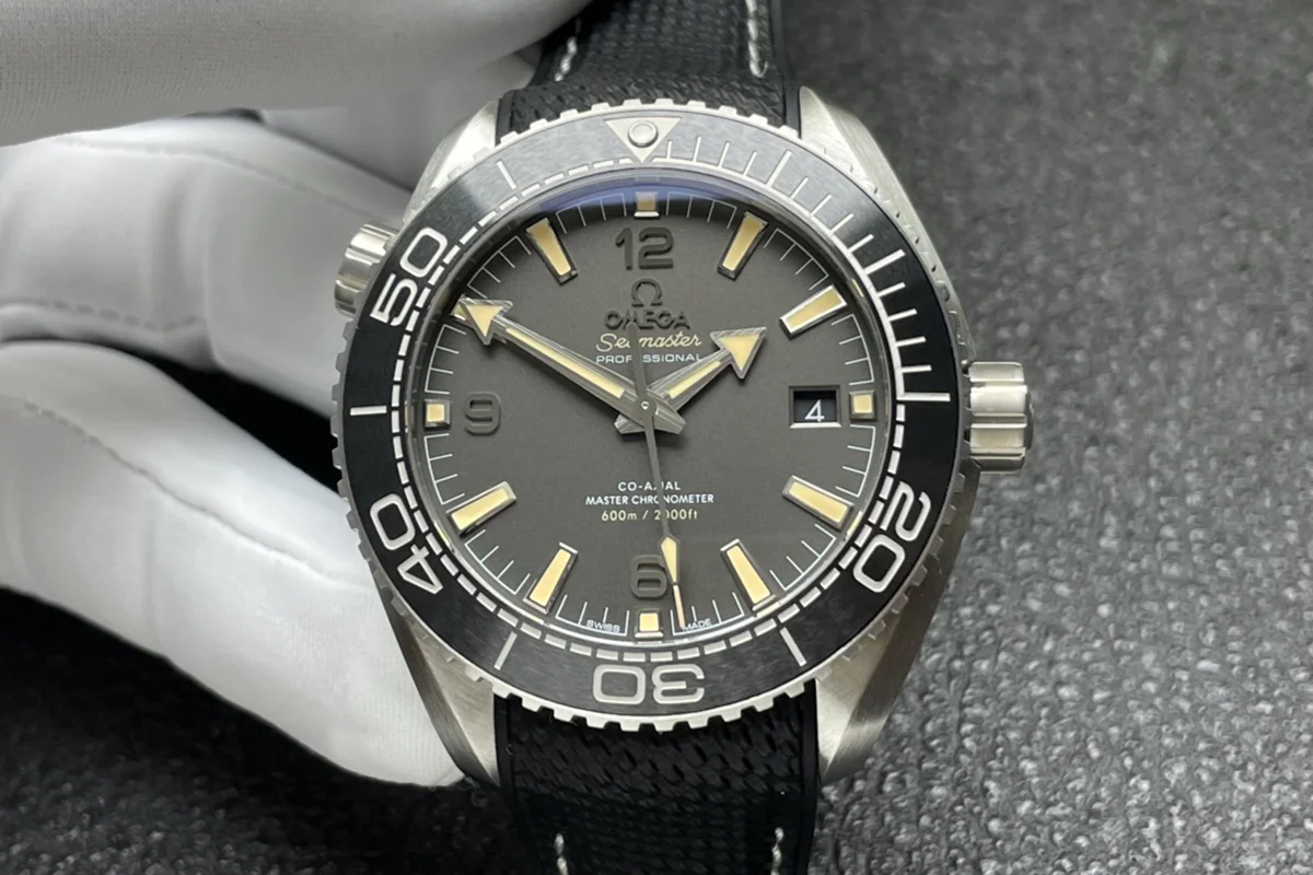 Seamaster Planet Ocean 600M 43.5mm Grey Dial Steel on Rubber Strap