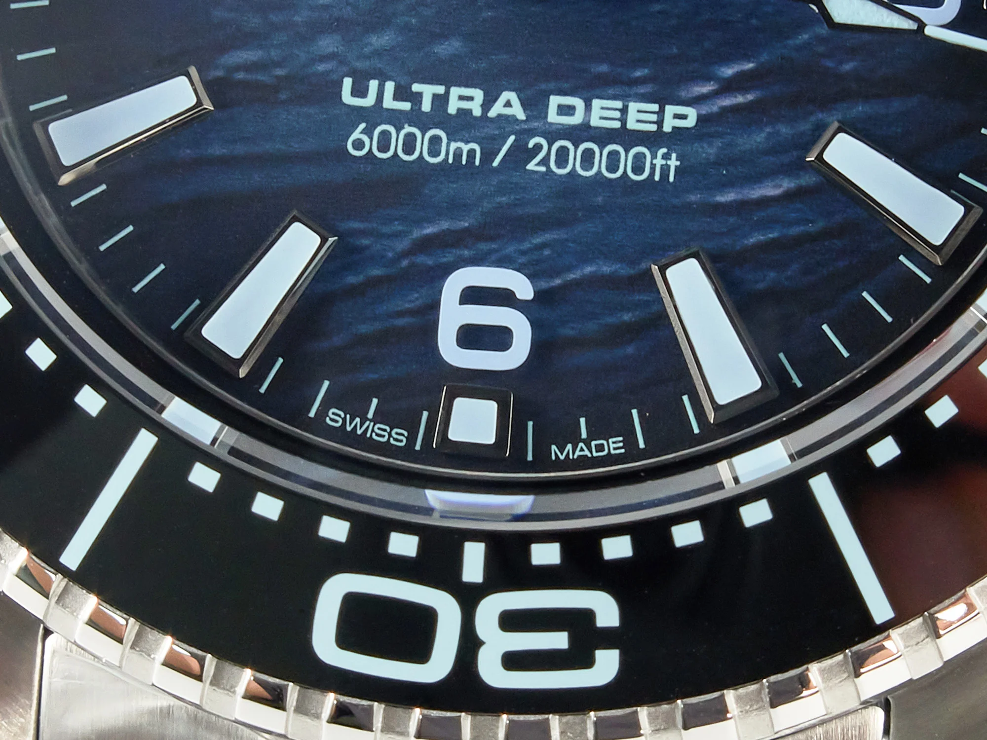 Seamaster ULTRA DEEP 6000M SS VSF 1:1 Best Edition Summer Blue Dial on SS Bracelet A8912