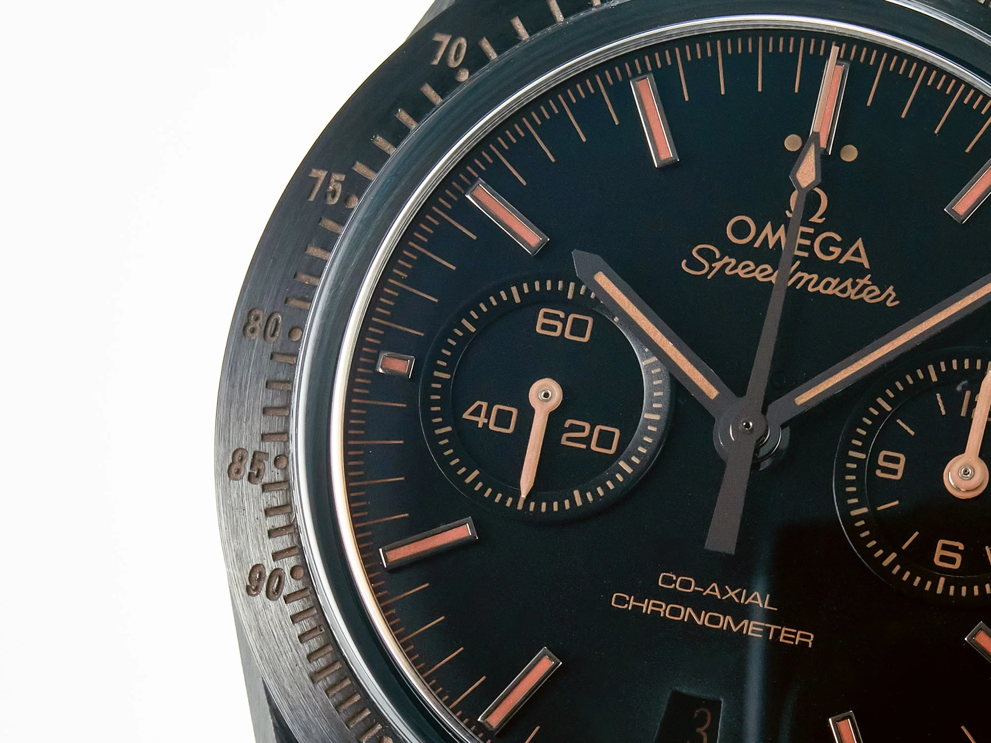 Speedmaster “Dark Side of The Moon” Real Ceramic N1F 1:1 Best Edition Vintage Black on Brown Leather Strap A9300