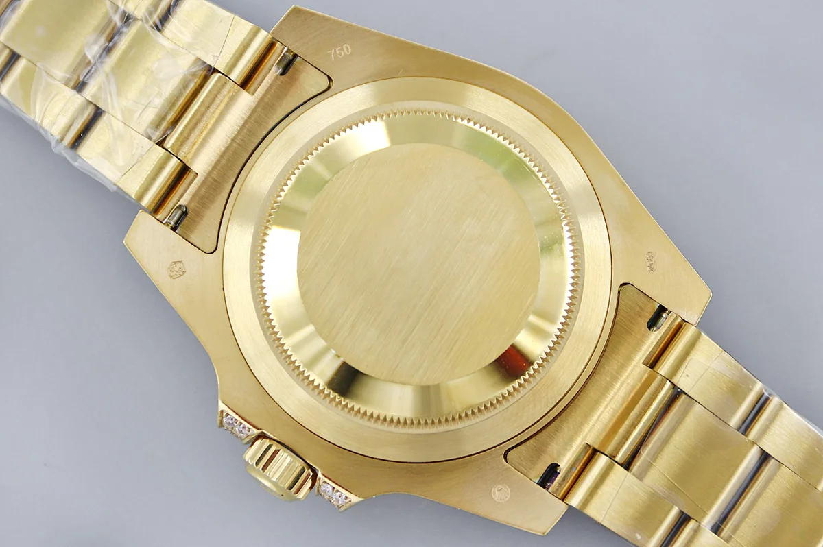 Submariner 116618LB Blue Dial in Yellow Gold with Diamonds