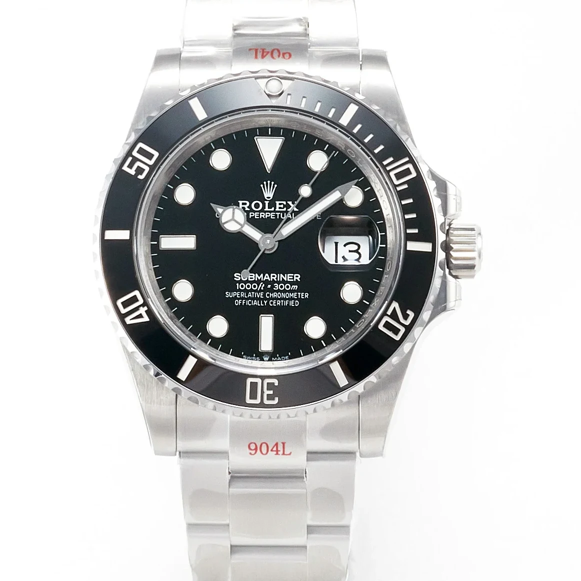 Submariner 126610LN Black 904L Steel GMF 1:1 Best Edition on SS Bracelet VR3235 V3