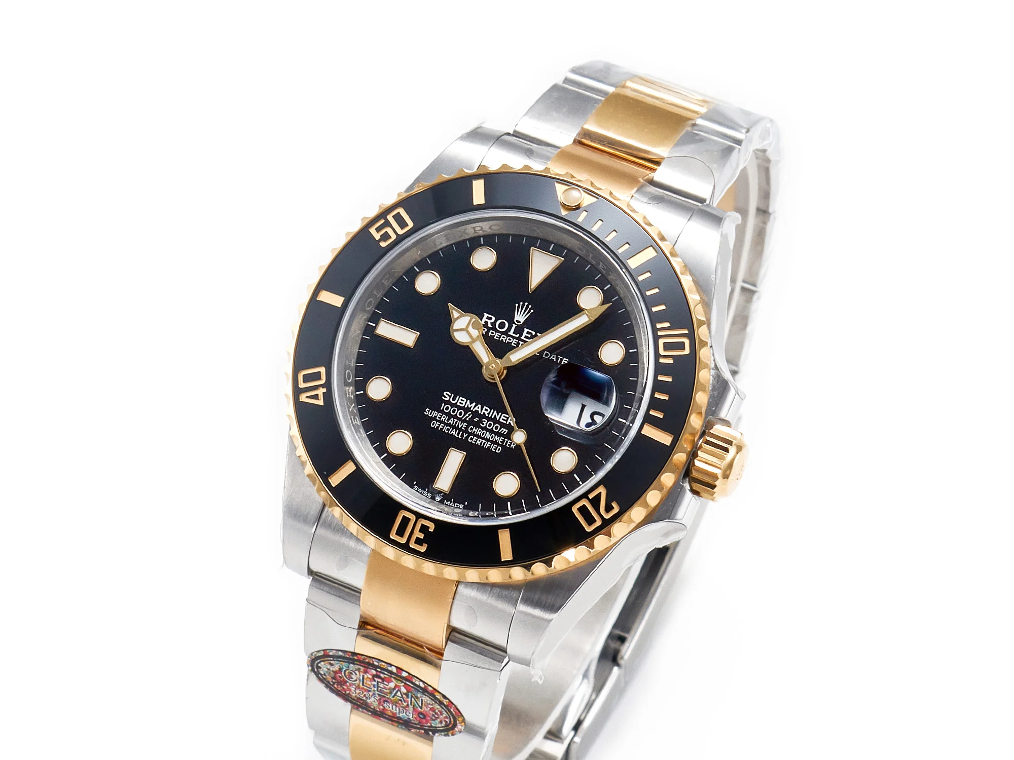Submariner 126613LN 41mm Clean 1:1 Best Edition YG/SS Black Dial VR3235