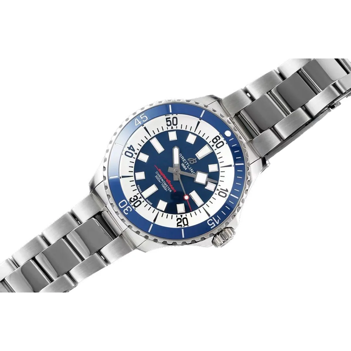 Superocean Automatic 44 Blue Dial with Blue Bezel