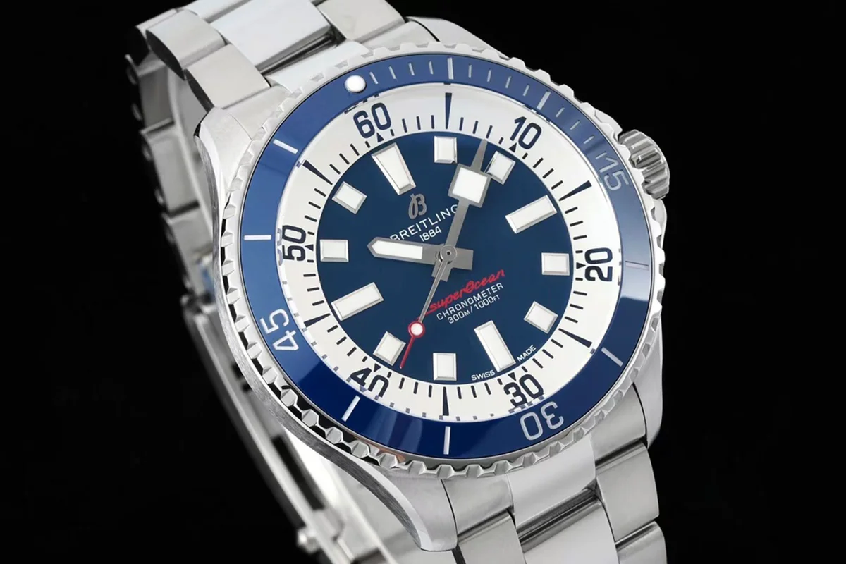 Superocean Automatic 44 Blue Dial with Blue Bezel