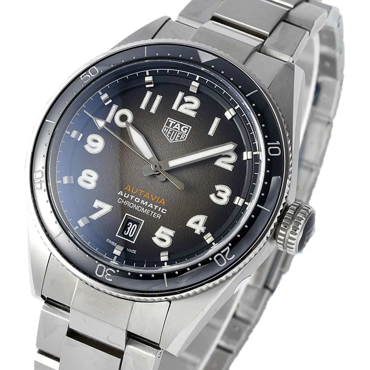 Tag Heuer Autavia Caliber 5 Black Dial with Black Ceramic Bezel