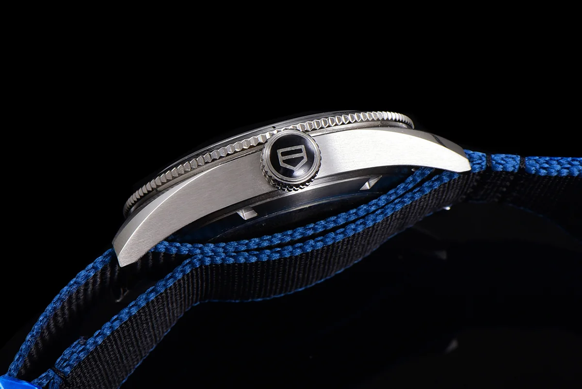 Tag Heuer Autavia Caliber 5 Blue Dial with Blue Ceramic Bezel on Nylon Strap