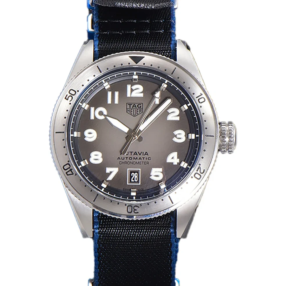 Tag Heuer Autavia Caliber 5 Grey Dial on Nylon Strap