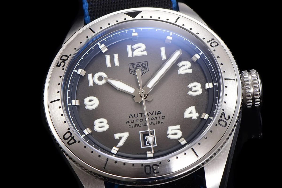 Tag Heuer Autavia Caliber 5 Grey Dial on Nylon Strap