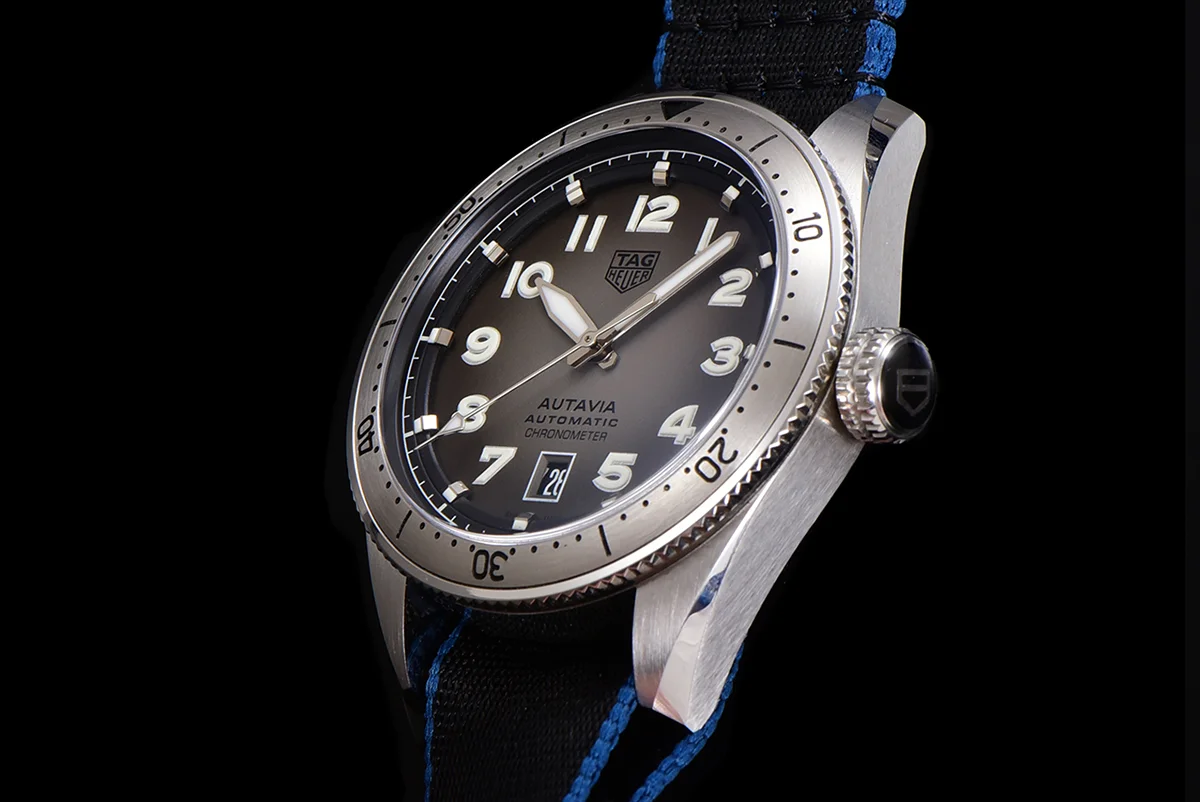 Tag Heuer Autavia Caliber 5 Grey Dial on Nylon Strap