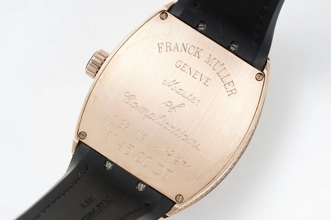 Vanguard V45 Yachting Diamond Dial with White Markers and Diamond Bezel in Rose Gold