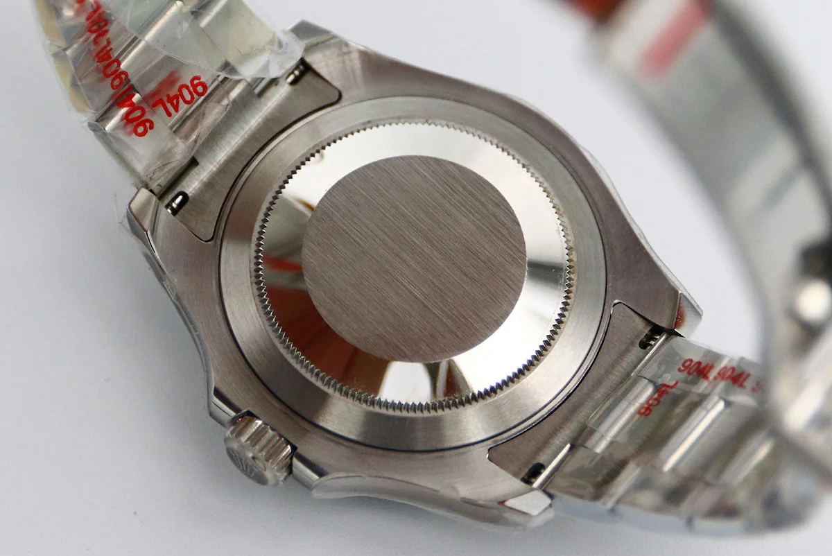 Yacht-Master 116622 Platinum Dial with Red and Blue Diamond Bezel